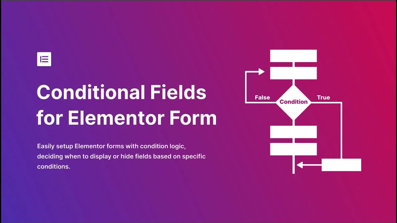 How to use conditional fields for Elementor Pro forms.