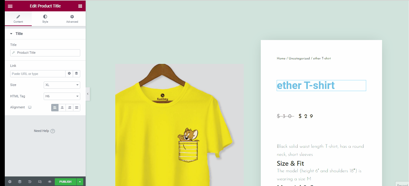 create a custom Woo commerce Single Product Page image 3