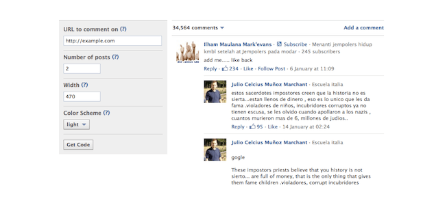 Facebook-Commenting-Plugin