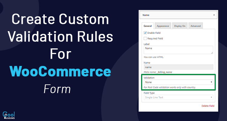 Custom Validation Rules for WooCommerce Form