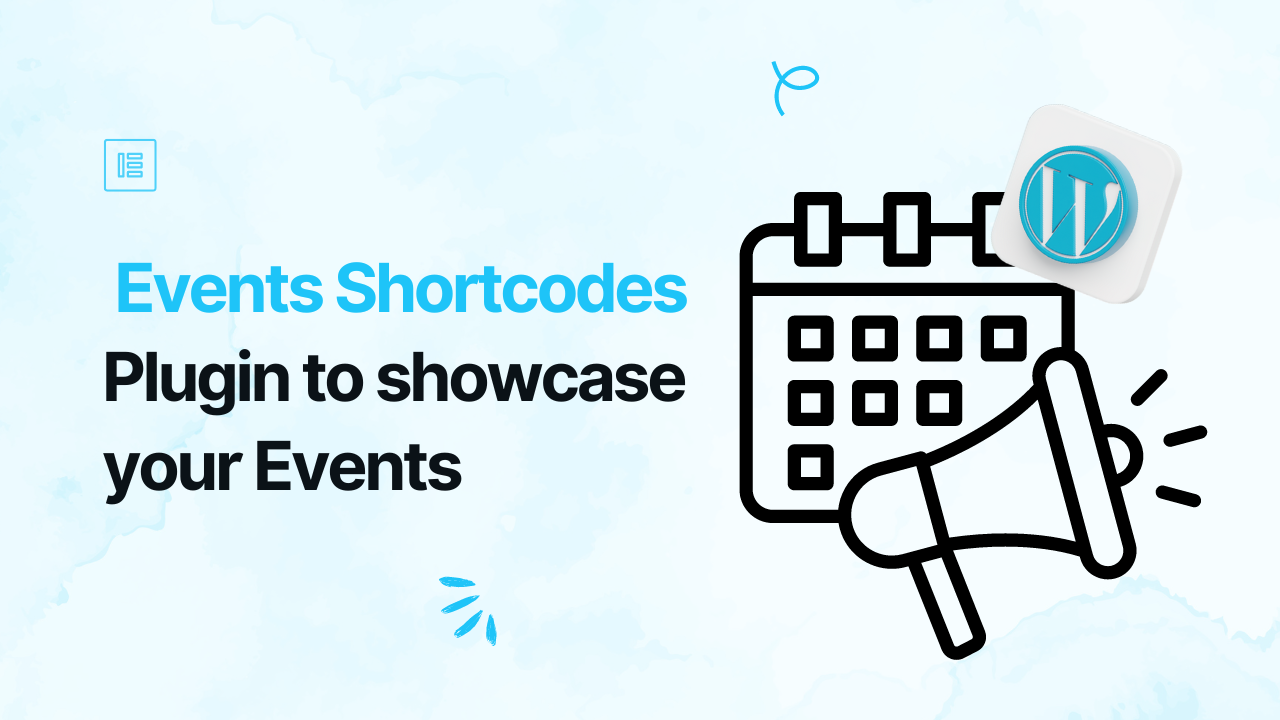 Events shortcodes featured image