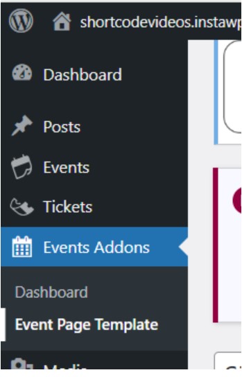 Events Addons events single page builder plugin