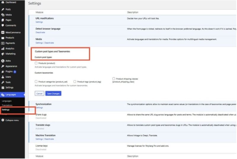 Custom post type and taxnomies