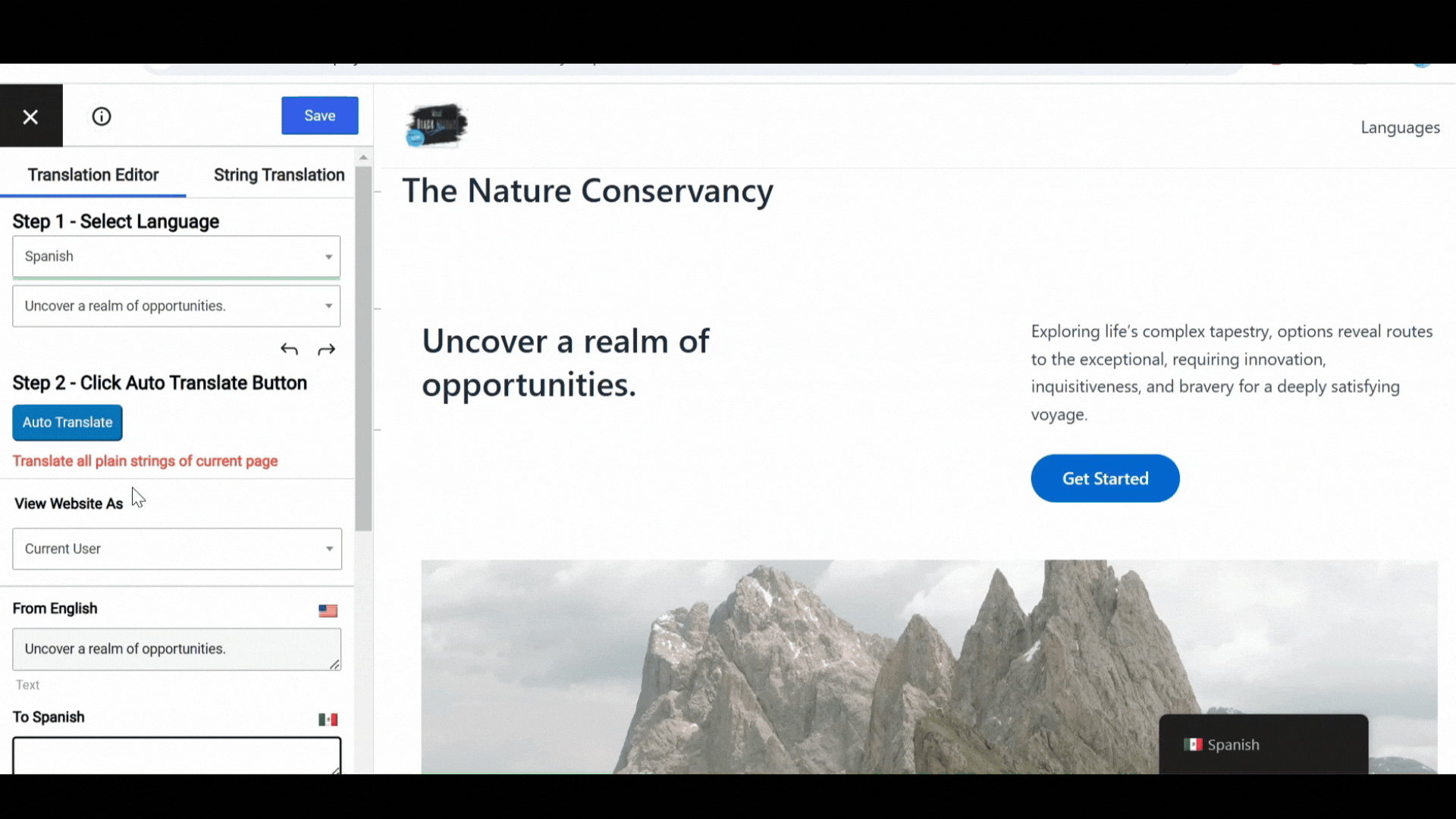 Translate content with Chrome AI translator