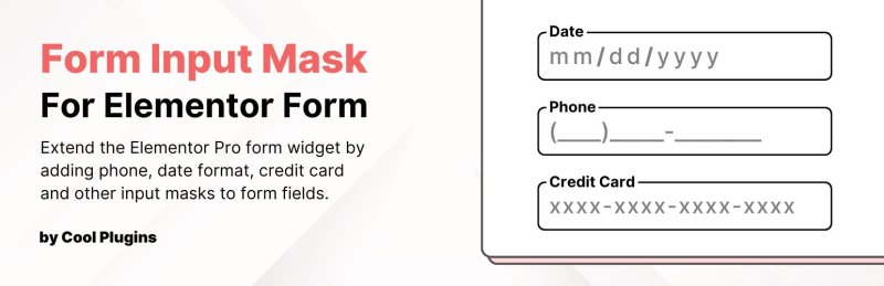 Form Input Masks For Elementor Form