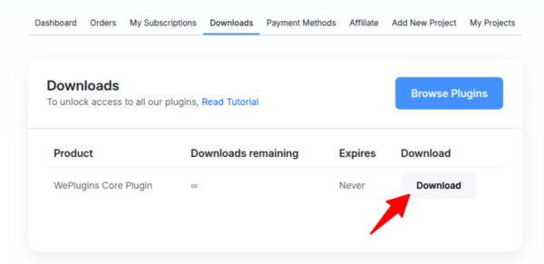 download zip file