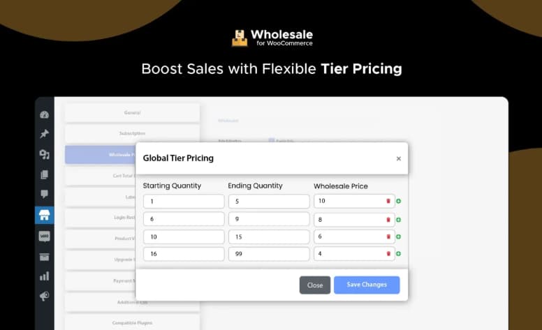 Tier Pricing
