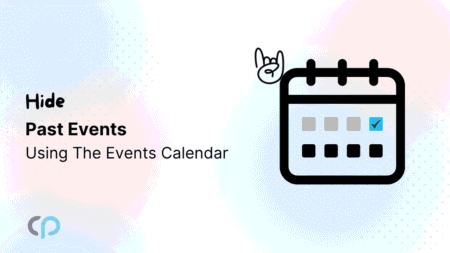 hide past events using events calendar