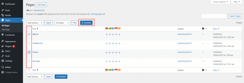 ai translate wpml