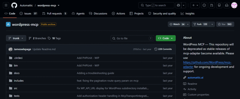 wordpress mcp